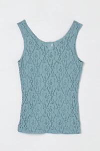 Vintage Y2k Lacy Mesh Top