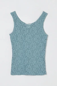Vintage Y2k Lacy Mesh Top