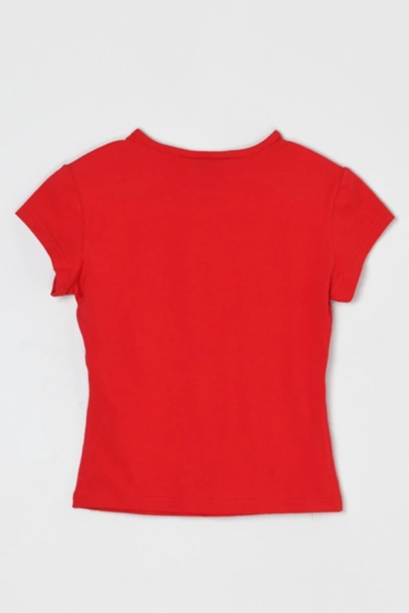 Vintage 90s Red Fitted T-Shirt