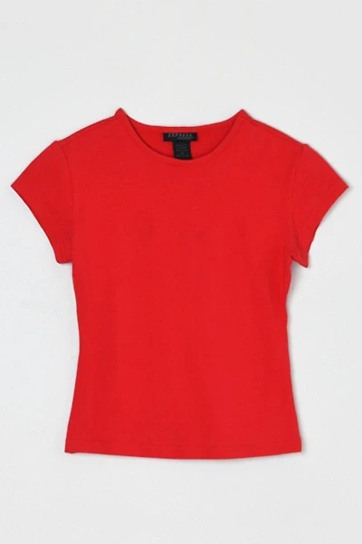 Vintage 90s Red Fitted T-Shirt