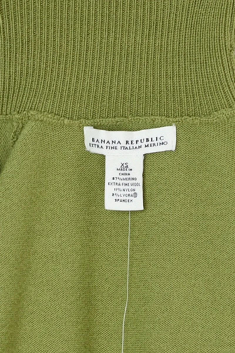 Vintage Y2k Light Green Merino Turtleneck Sweater