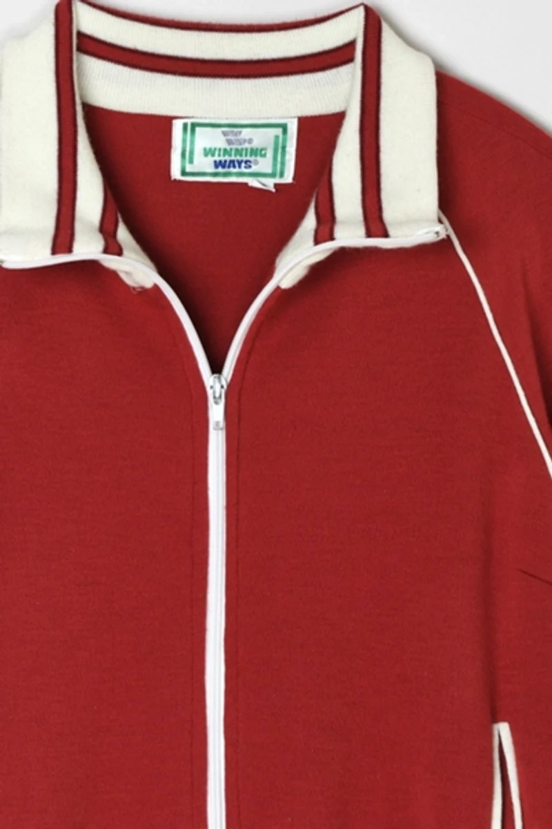Vintage Y2k Red & White Track Jacket