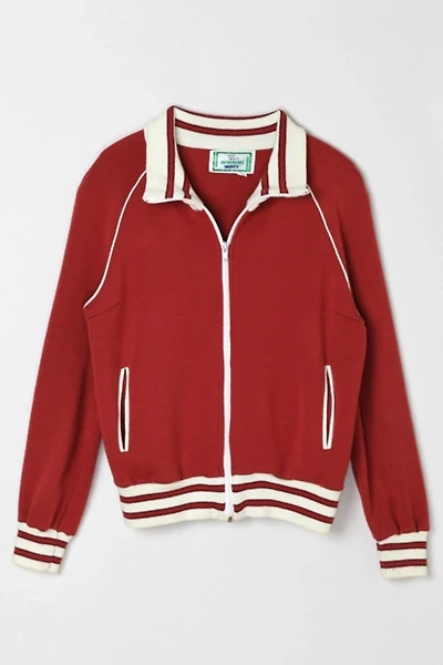 Vintage Y2k Red & White Track Jacket