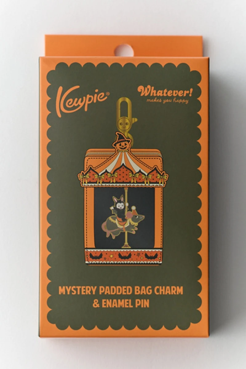 Whatever! Makes You Happy X Kewpie Creepy Carnival Blind Box Mini ITA Bag Charm & Enamel Pin Set