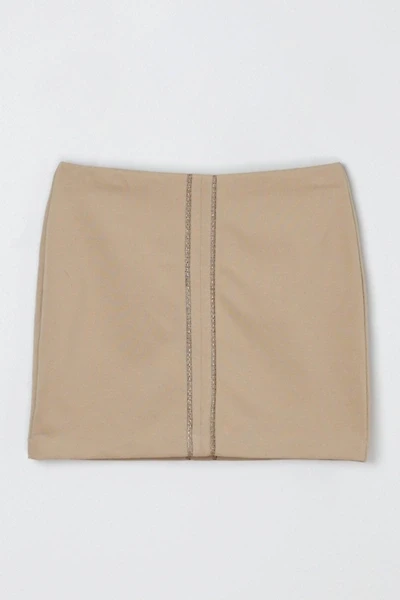 Vintage Y2k Lace Striped Mini Skirt