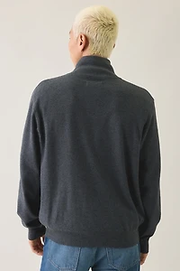 UO Textured Wool-Blend Knit Quarter-Zip Sweater