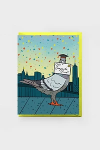 Boss Dotty Pigeon Graduation Card