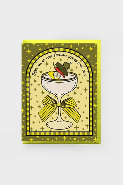 Boss Dotty Extra Dirty Martini Birthday Card