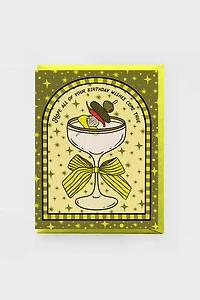 Boss Dotty Extra Dirty Martini Birthday Card