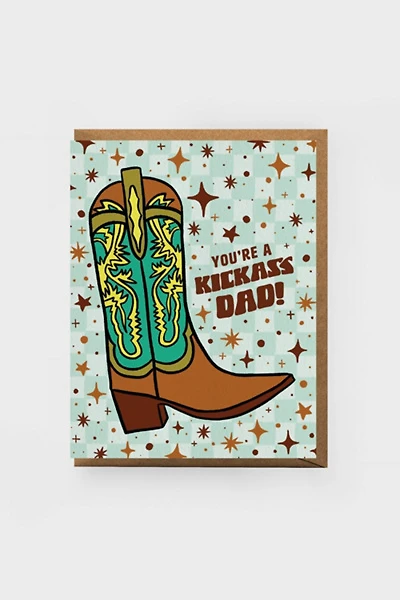 Boss Dotty Kickass Father's Day Card