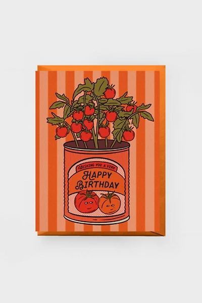 Boss Dotty Tomato Birthday Card