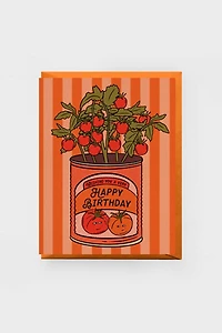 Boss Dotty Tomato Birthday Card