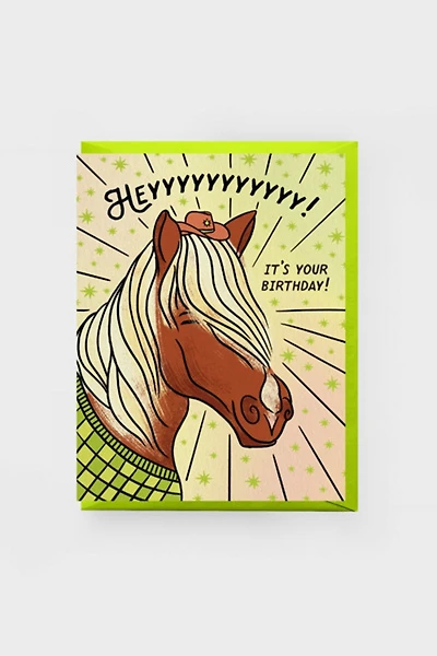 Boss Dotty Horse Birthday Card