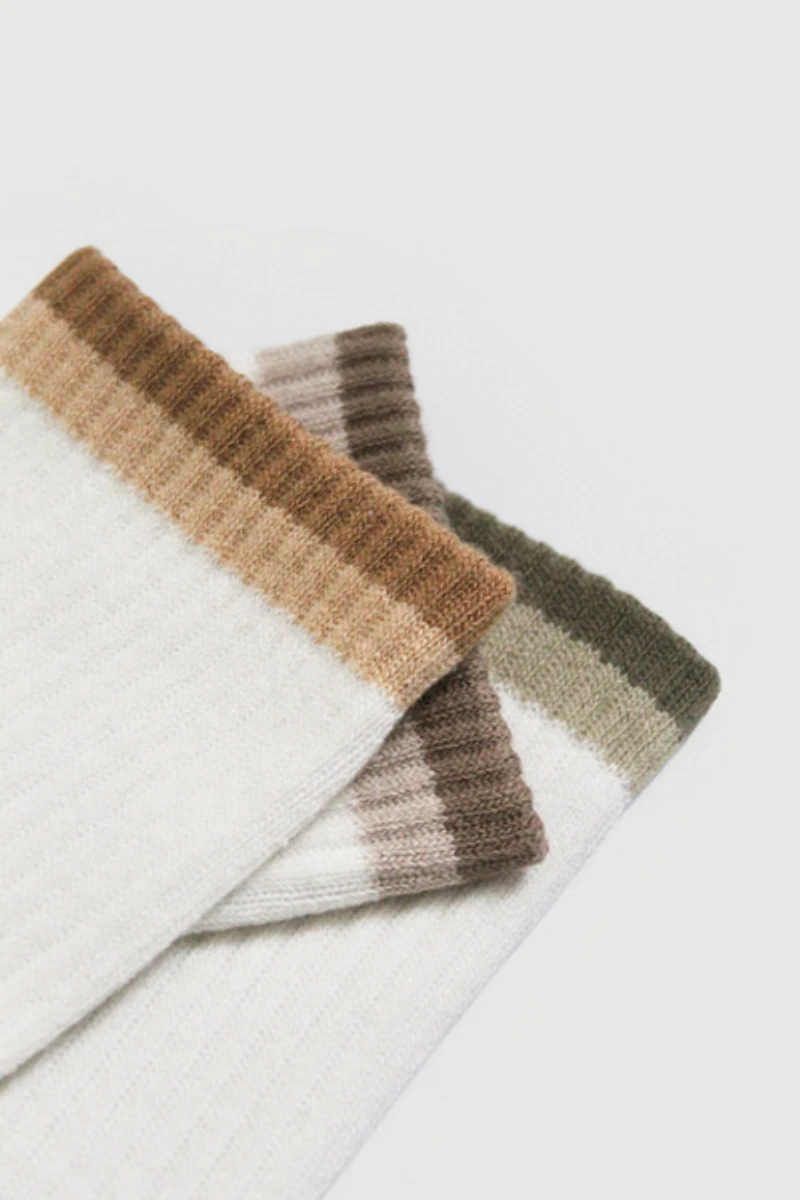 Fraise Harvest Grip Socks Set of 3