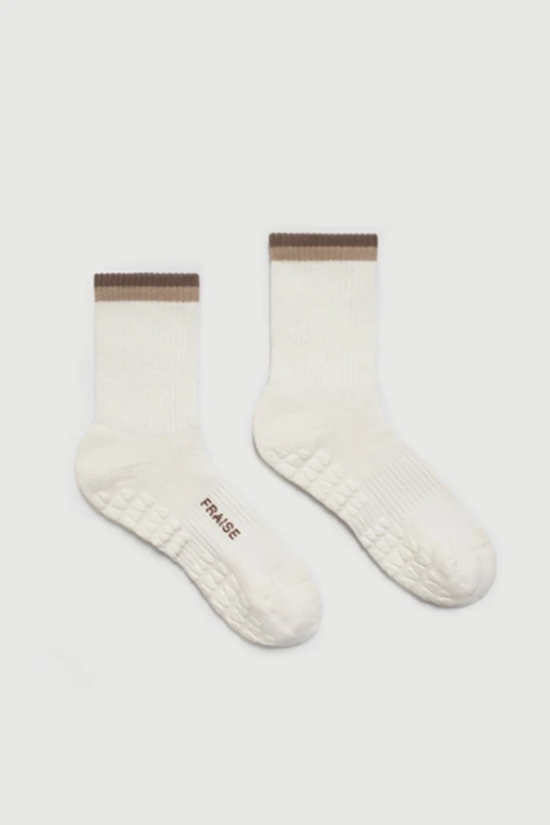 Fraise Calder Set of 3 Pilates Grip Socks