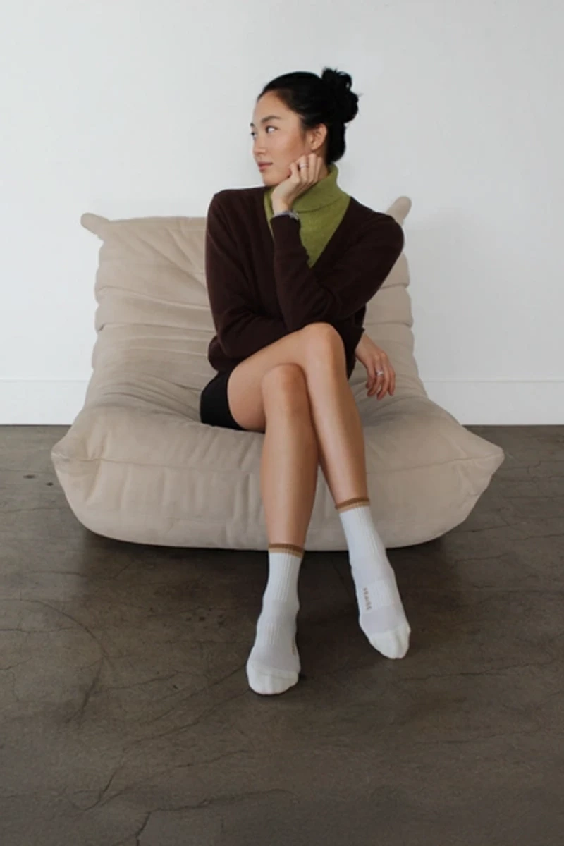 Fraise Calder Set of 3 Pilates Grip Socks