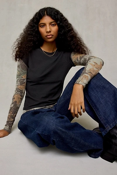 BDG Double Layer Long Sleeve Spill The Tee