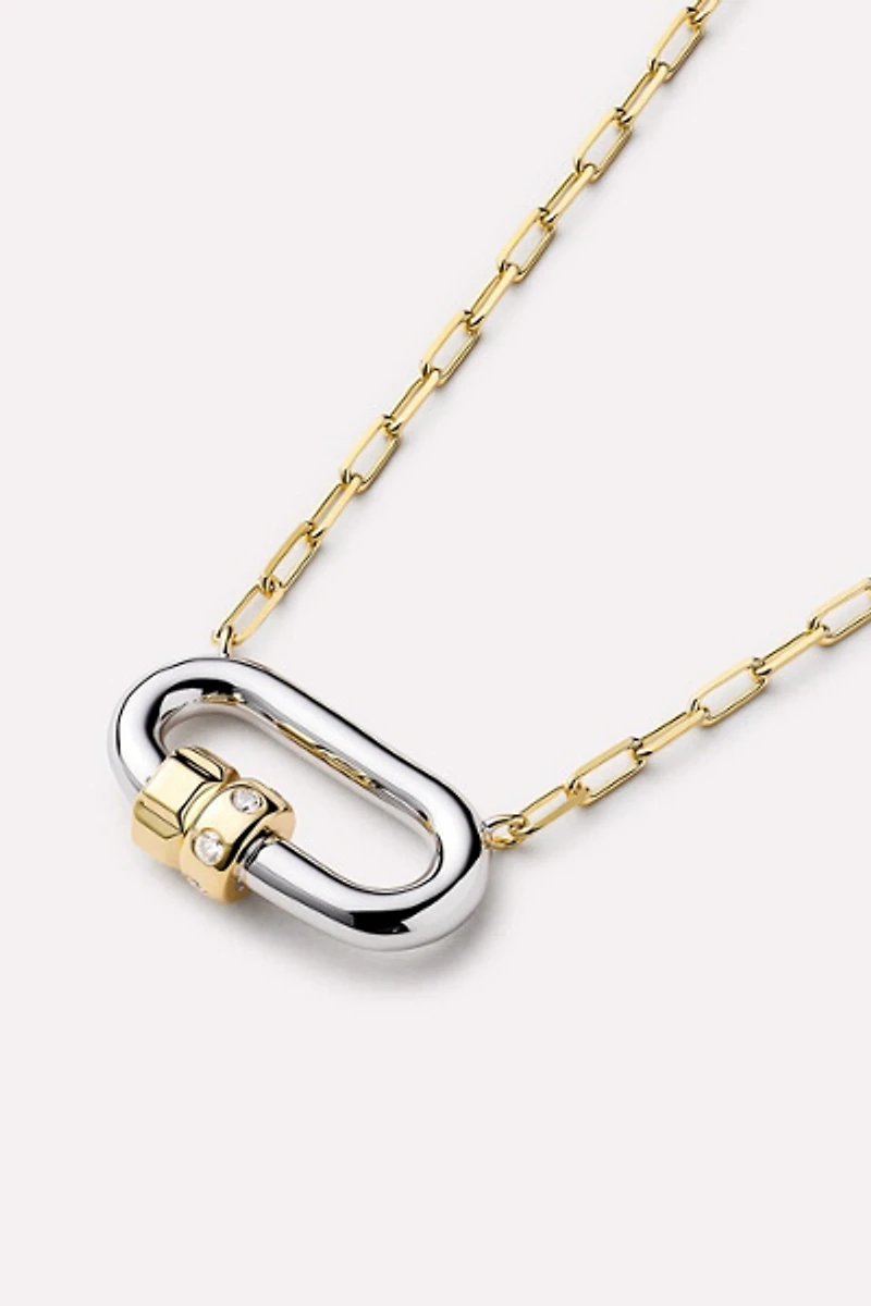 Ana Luisa Cyrus Silver Pendant Necklace