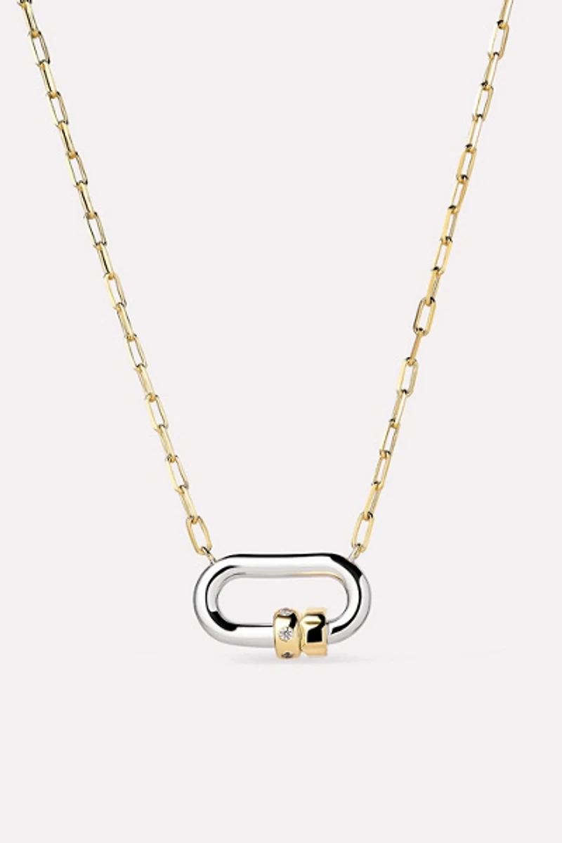 Ana Luisa Cyrus Silver Pendant Necklace