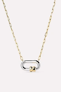 Ana Luisa Cyrus Silver Pendant Necklace