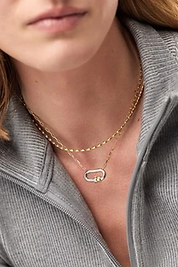 Ana Luisa Cyrus Silver Pendant Necklace