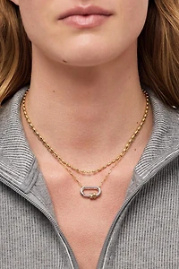 Ana Luisa Cyrus Silver Pendant Necklace