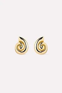 Ana Luisa Ariel Gold Stud Shell Earring Studs