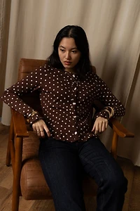 Amy Lynn Edie Viscose Polkadot Cardigan