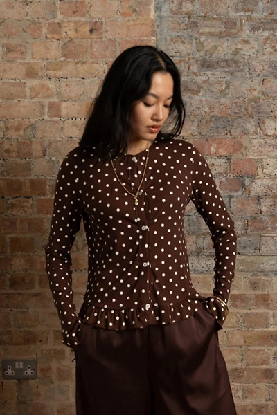 Amy Lynn Edie Viscose Polkadot Cardigan