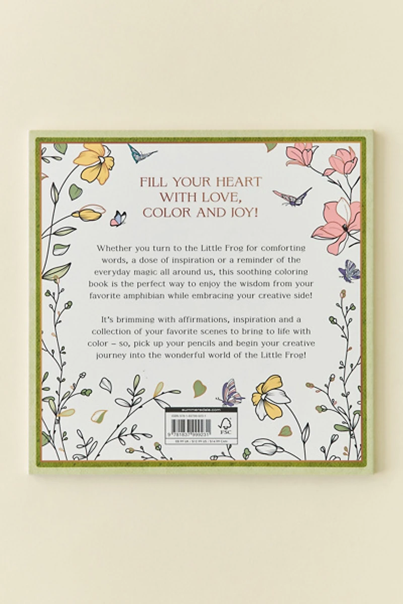 The Little Frog Coloring Book: A Relaxing, Mindful Journey Of Colour And Creativity By Maybell Eequay