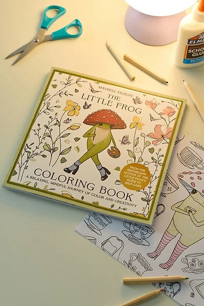 The Little Frog Coloring Book: A Relaxing, Mindful Journey Of Colour And Creativity By Maybell Eequay
