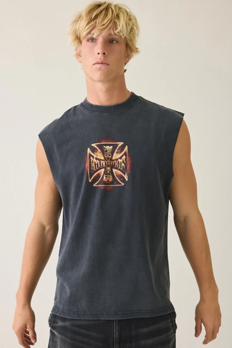 West Coast Choppers Graphic Muscle Tee