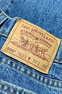 Vintage 1990's Levi’s® 505 Faded Straight Leg Jeans