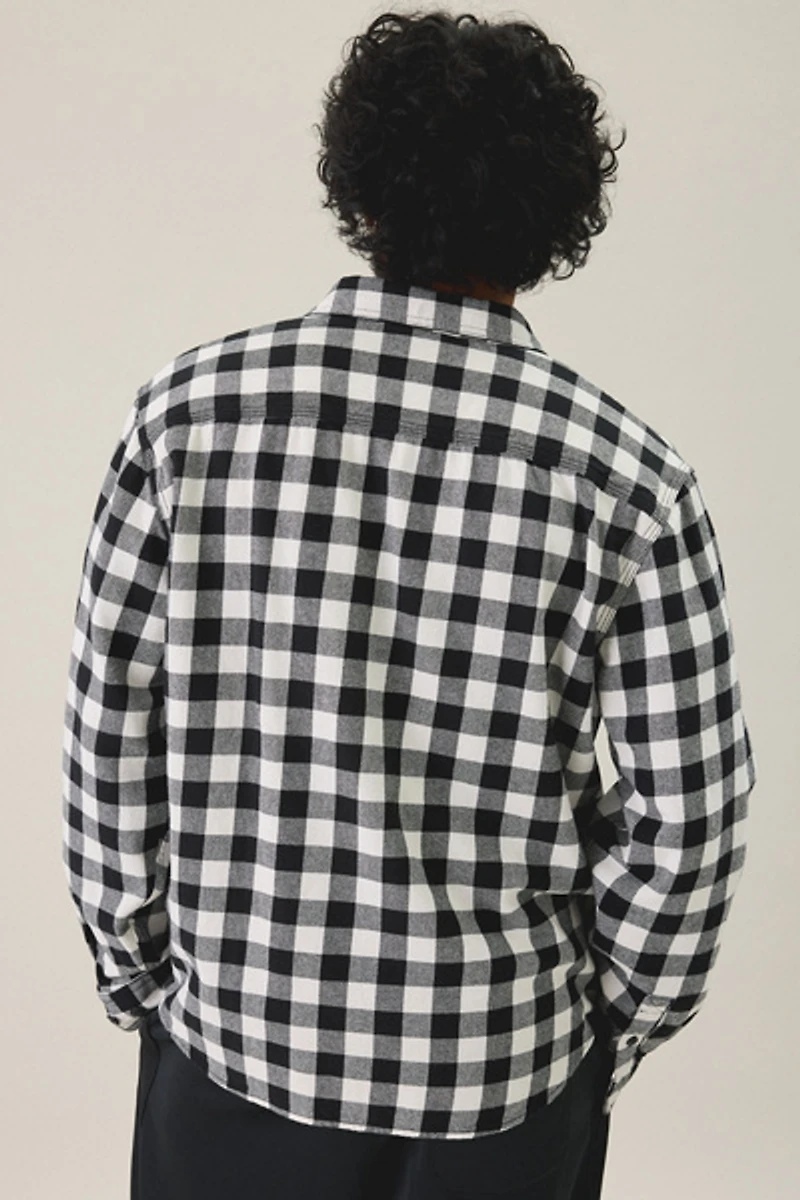 BDG Plaid Flannel Utility Overshirt