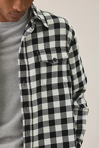 BDG Plaid Flannel Utility Overshirt