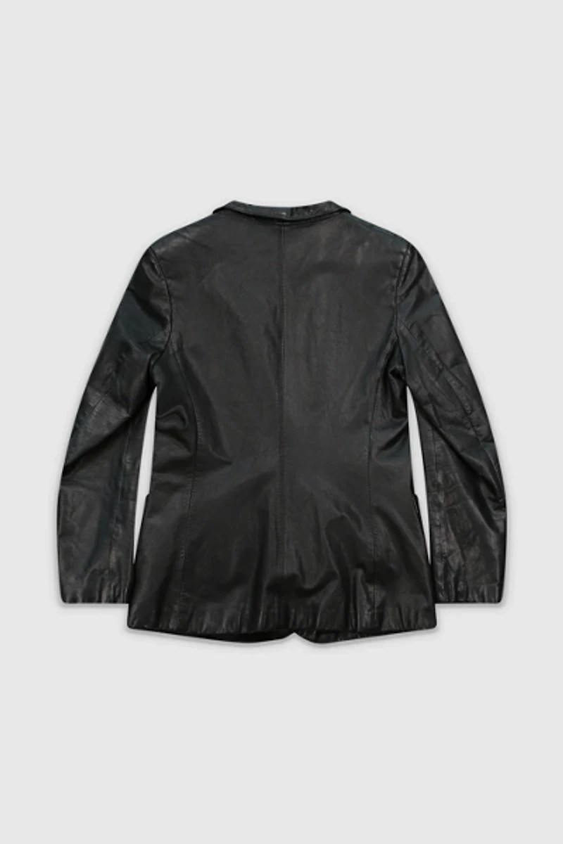 Vintage 90s Black Leather Jacket