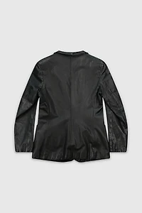 Vintage 90s Black Leather Jacket