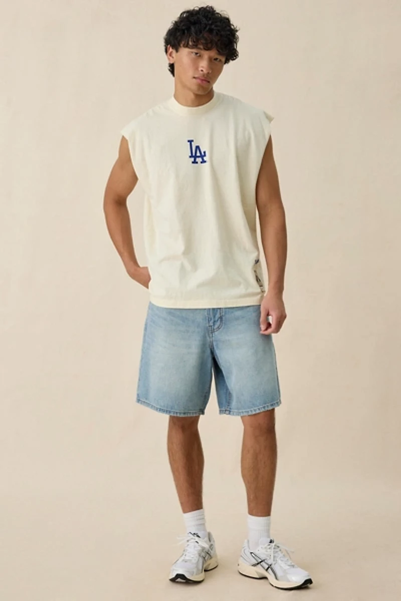 Mitchell & Ness MLB Team Logo Training Muscle Tee