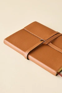 Faux Leather Wrap Journal