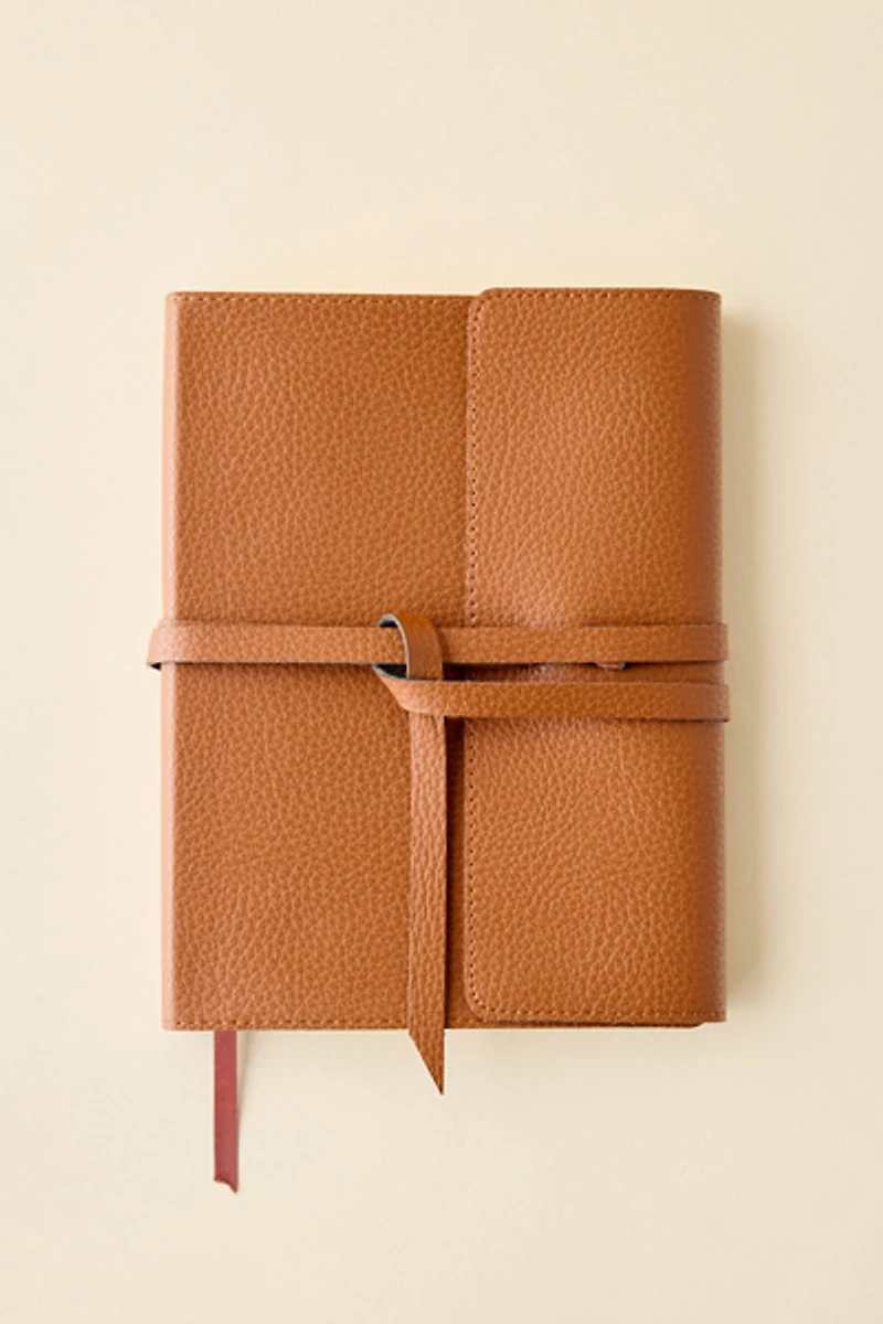 Faux Leather Wrap Journal