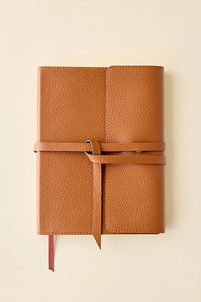 Faux Leather Wrap Journal
