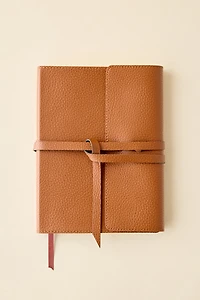 Faux Leather Wrap Journal