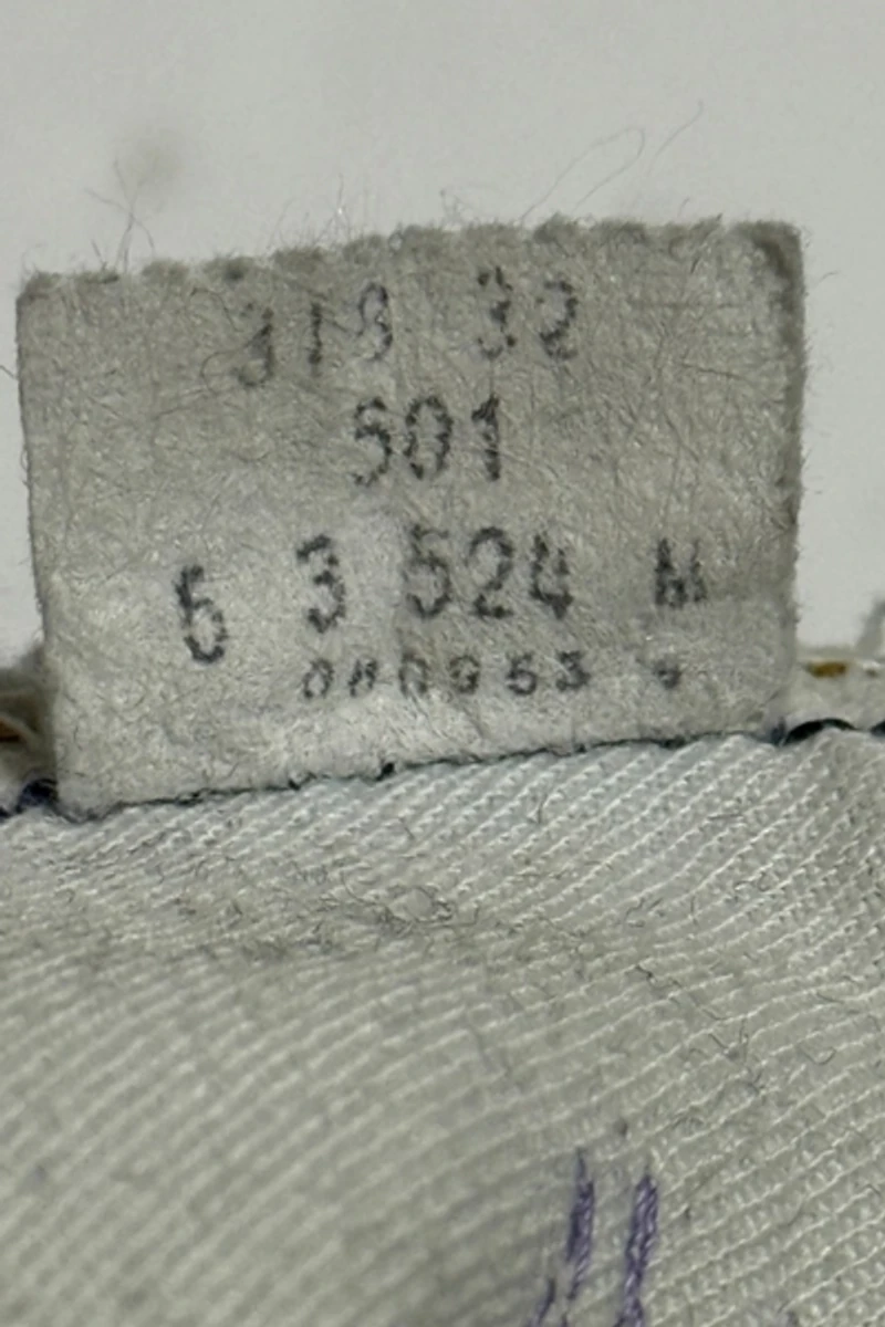 Vintage 1980s Levi’s® 501 Selvedge Altered & Repaired Denim Jeans