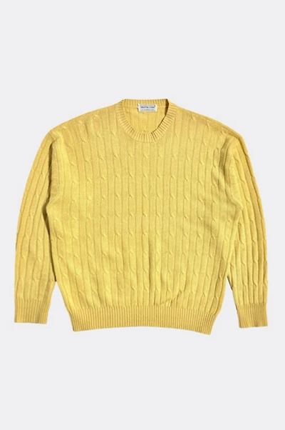 Vintage 1970's Chantal Uomo Cable Knit Sweater