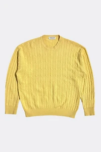 Vintage 1970's Chantal Uomo Cable Knit Sweater