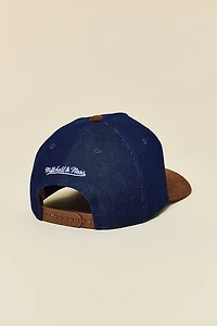 Mitchell & Ness MLB Los Angeles Dodgers Denim & Cord Snapback Hat