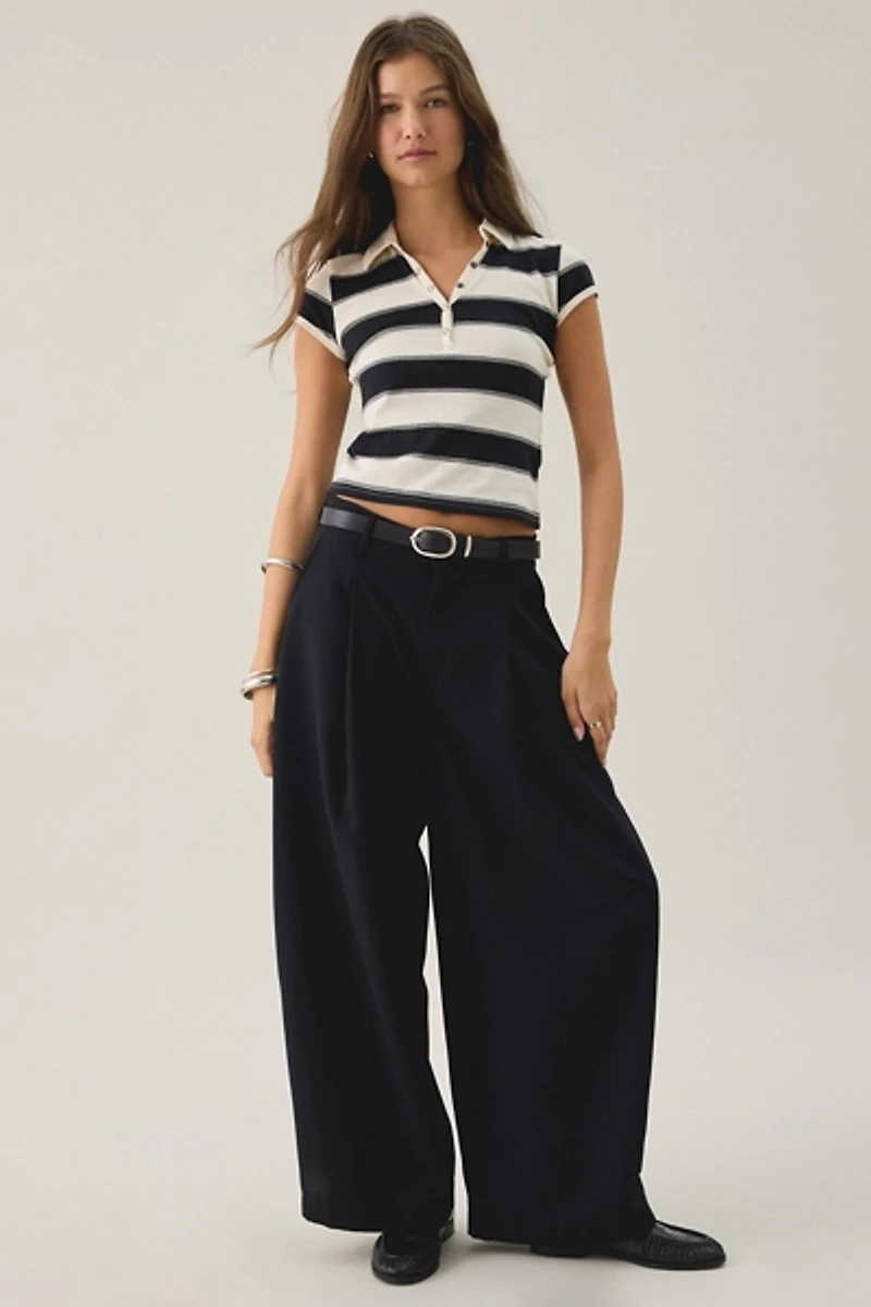 BDG Dorm Room Cotton Polo Baby Tee