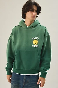 Market Studios X Smiley Lockup Graphic Hoodie Sweatshirt