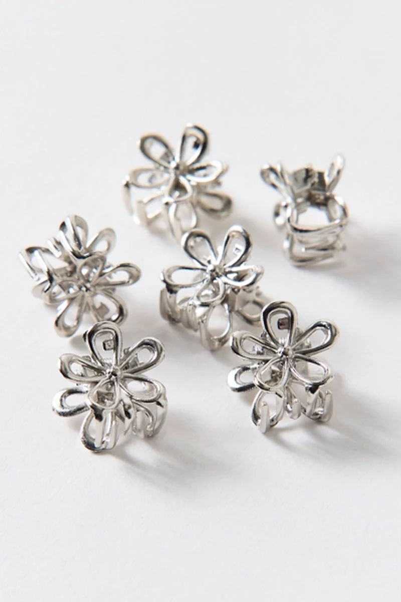 Daisy Metal Mini Claw Clips Set