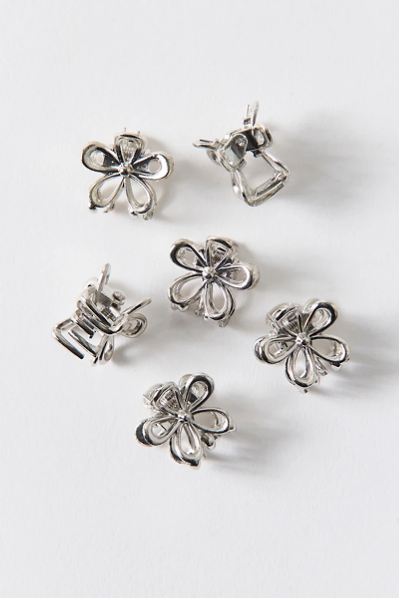 Daisy Metal Mini Claw Clips Set